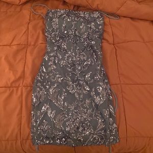 Blue Windsor homecoming/Semi-formal dress